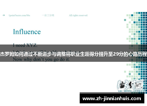 杰罗姆如何通过不断进步与调整将职业生涯得分提升至29分的心路历程